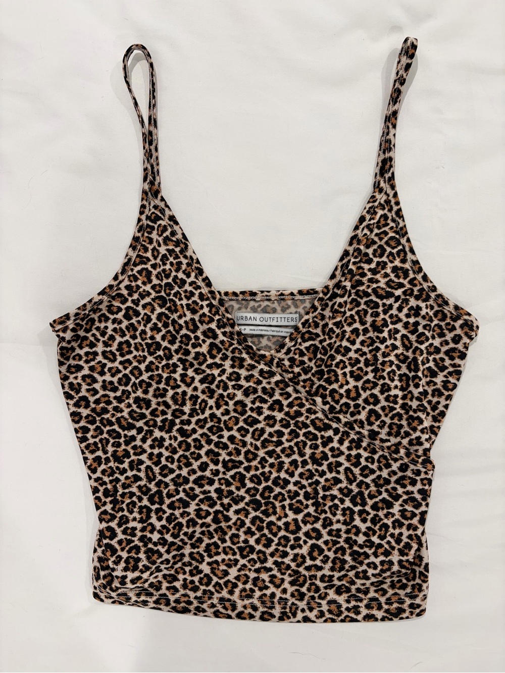 Urban Outfitters Leopard-Print Tank Top Size Small